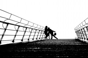 black&white stairs